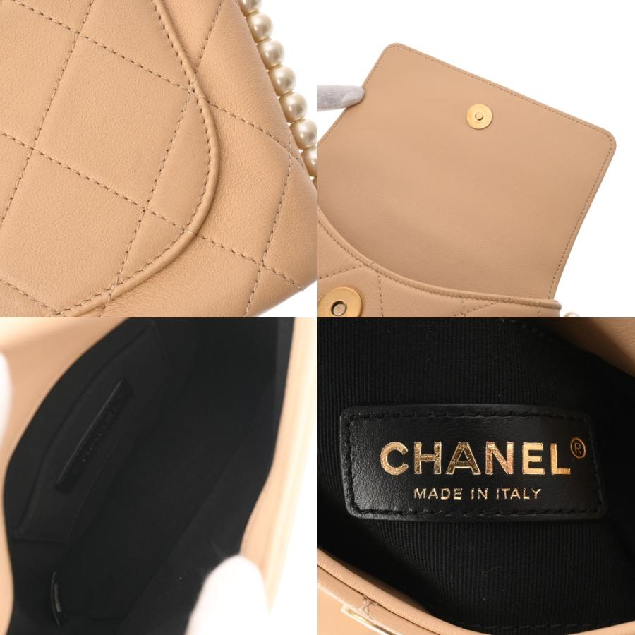CHANEL（シャネル） マトラッセ ココマーク パール ベージュ