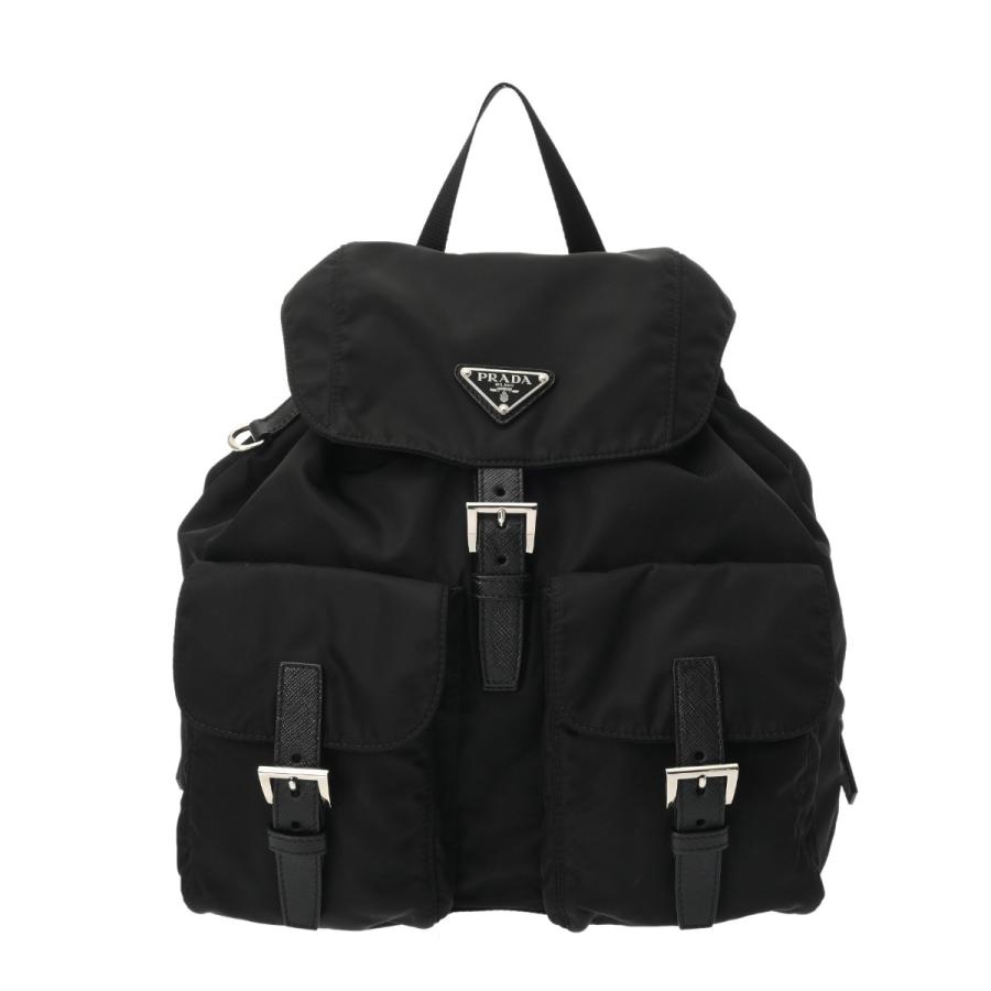 PRADA（プラダ） ミディアム Re-Nylon バッグパック ブラック 1BZ811