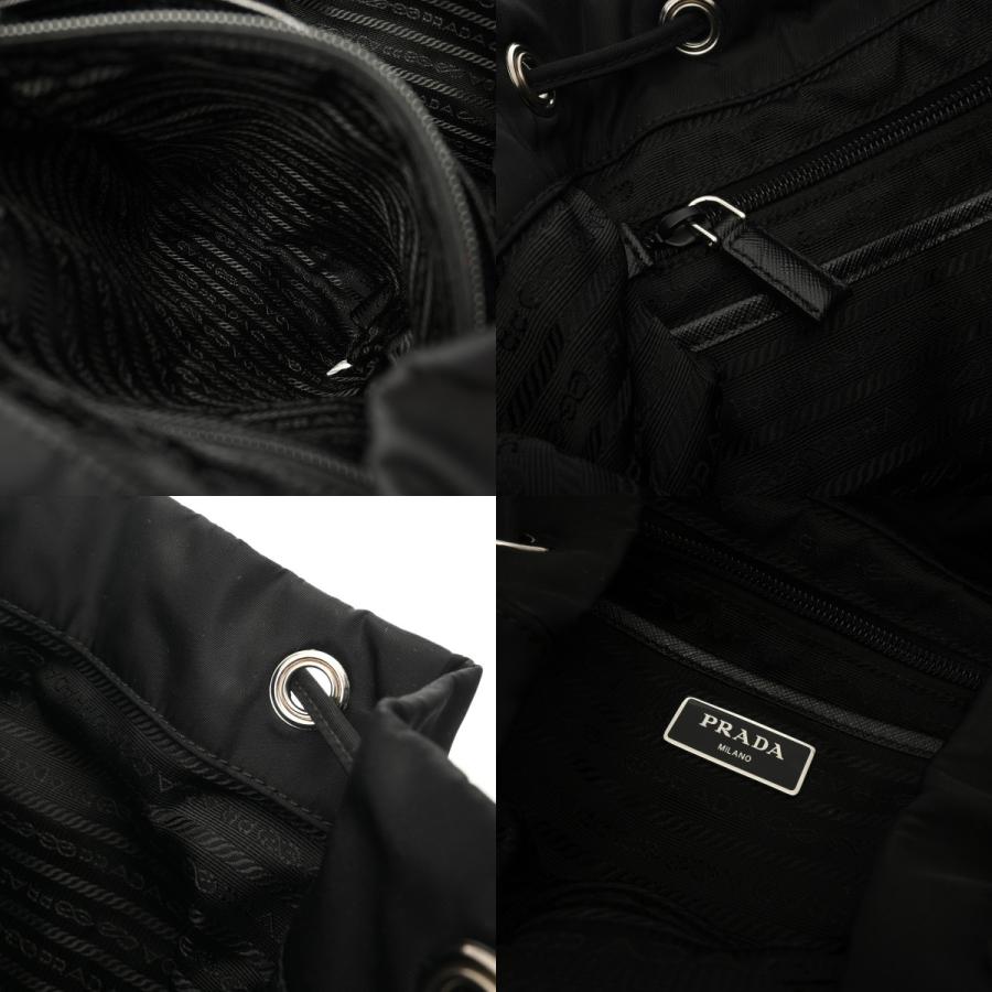 PRADA（プラダ） ミディアム Re-Nylon バッグパック ブラック 1BZ811