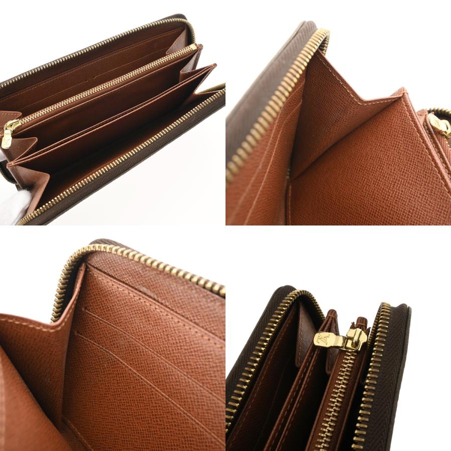 ルイヴィトン モノグラム ジッピーウォレット M60017 財布 ブラウン LOUIS VUITTON（ルイ・ヴィトン） モノグラム ジッピーウォレット 旧型
