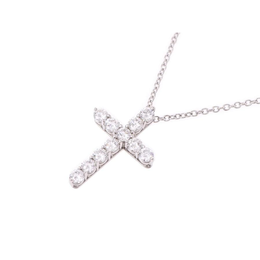 ティファニー TIFFANY＆CO クロスネックレス ダイヤ PT950 3.6g 中古｜ginzo1116｜05