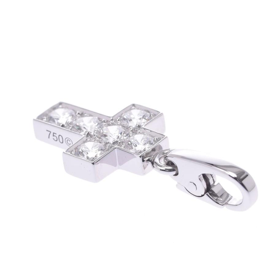 CARTIER カルティエ クロスチャーム MM ユニセックス ダイヤ/K18WG CARTIER カルティエ クロスチャーム MM ユニセックス ダイヤ/K18WG