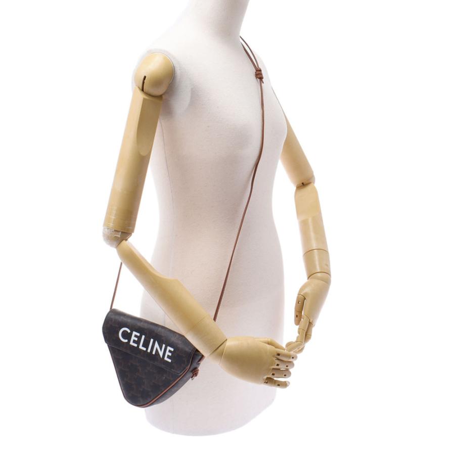 CELINE セリーヌ トライアングル ブラウン レディース トリオンフ  
