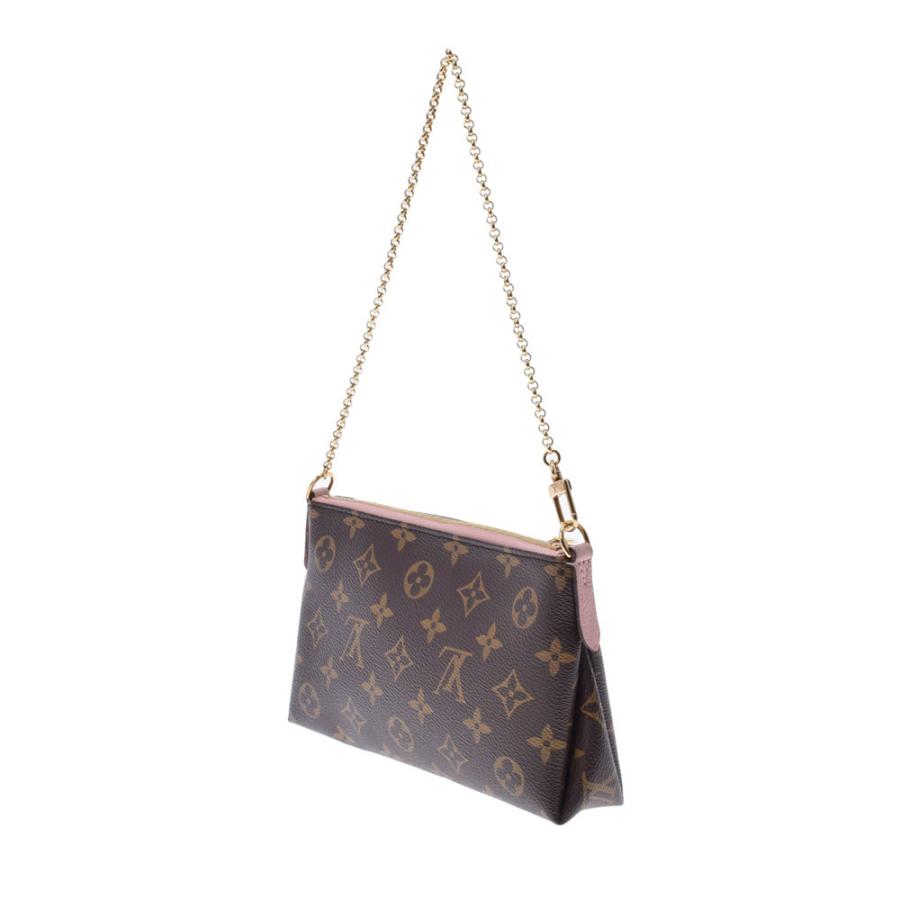 LOUIS VUITTON ルイヴィトン モノグラム パラスクラッチ 2WAY ローズ  