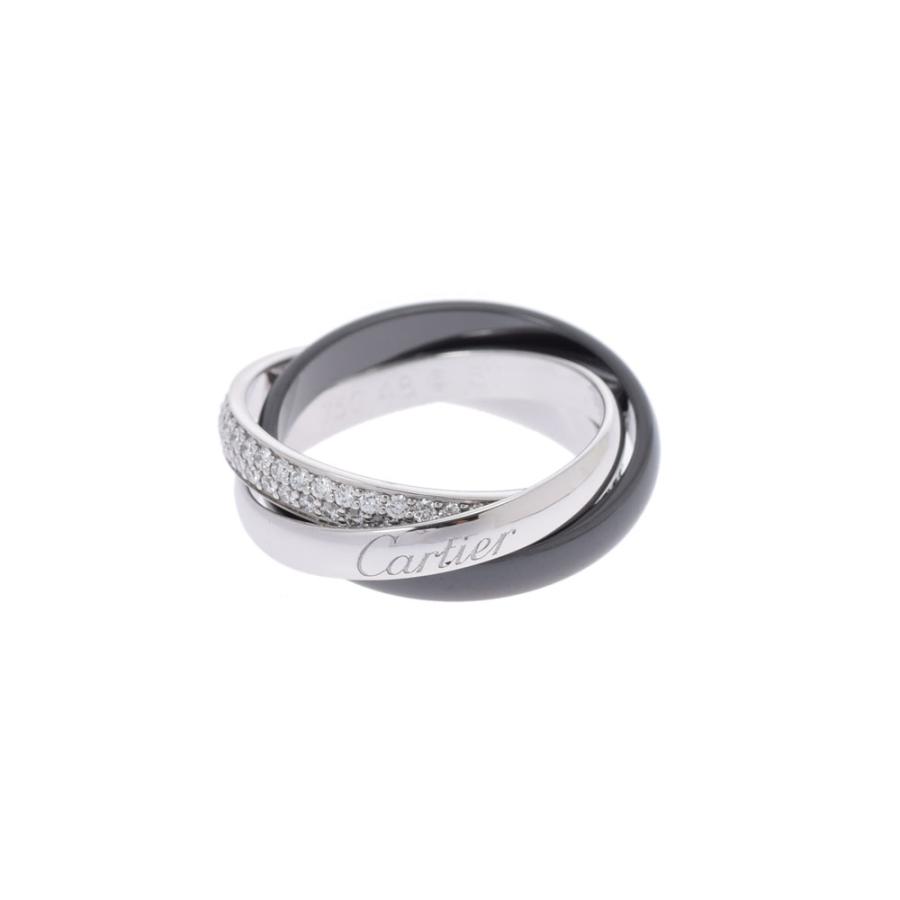 新発売】 トリニティリング カルティエ Cartier ダイヤ リング・指輪 #48 リング(指輪) Cartierトリニティリング指輪