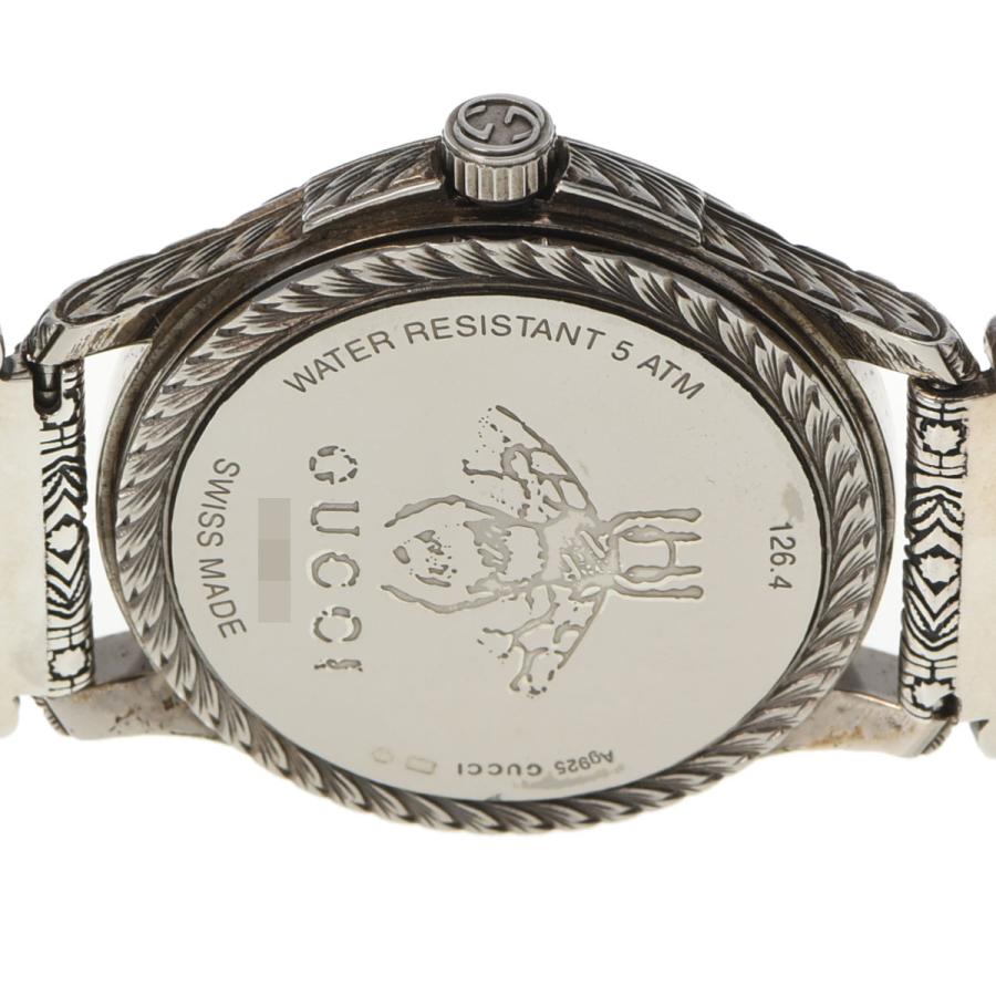 GUCCI グッチ BEEエンブレム ブレスレットウォッチ 126.4YA12640 GUCCI グッチ BEEエンブレム ブレスレットウォッチ 126.4YA12640