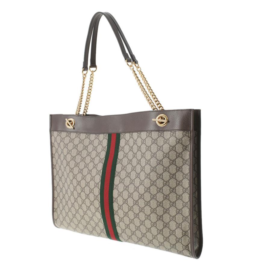 GUCCI 銀蔵 中古 グッチ ダイガーヘッド ラジャ チェーントート 537219