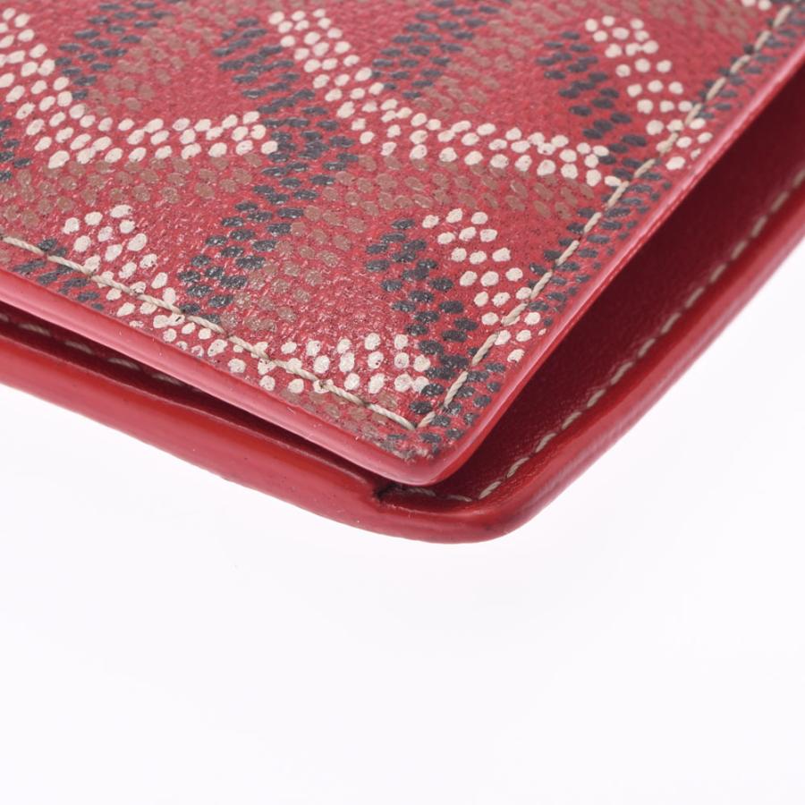 GOYARD ゴヤール サンフロランタン 赤 ユニセックス PVC 二つ折り財布 