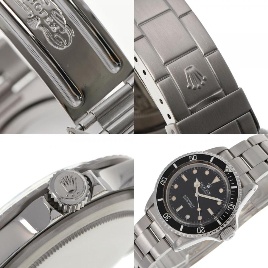 ROLEX ロレックス サブマリーナ 5513 メンズ SS 腕時計 自動巻き 黒文字盤 ABランク 中古 銀蔵｜ginzo1116｜07