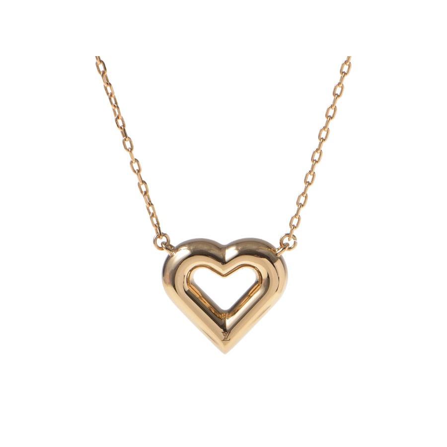 ルイヴィトン LOUIS VUITTON ハートネックレス LV＆V M61136 中古  