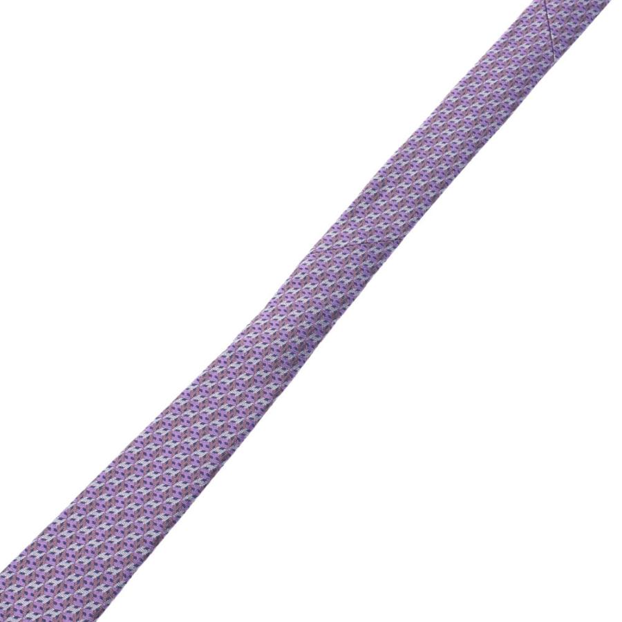 HERMES エルメス H柄 パープル系 メンズ シルク100% ネクタイ A HERMES エルメス H柄 パープル系 メンズ シルク100% ネクタイ A