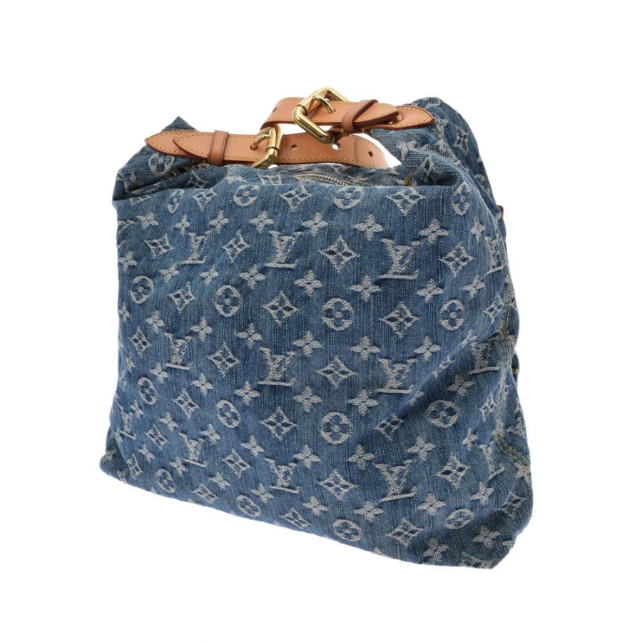 LOUIS VUITTON ルイヴィトン モノグラムデニム バギーGM 青 M95048 