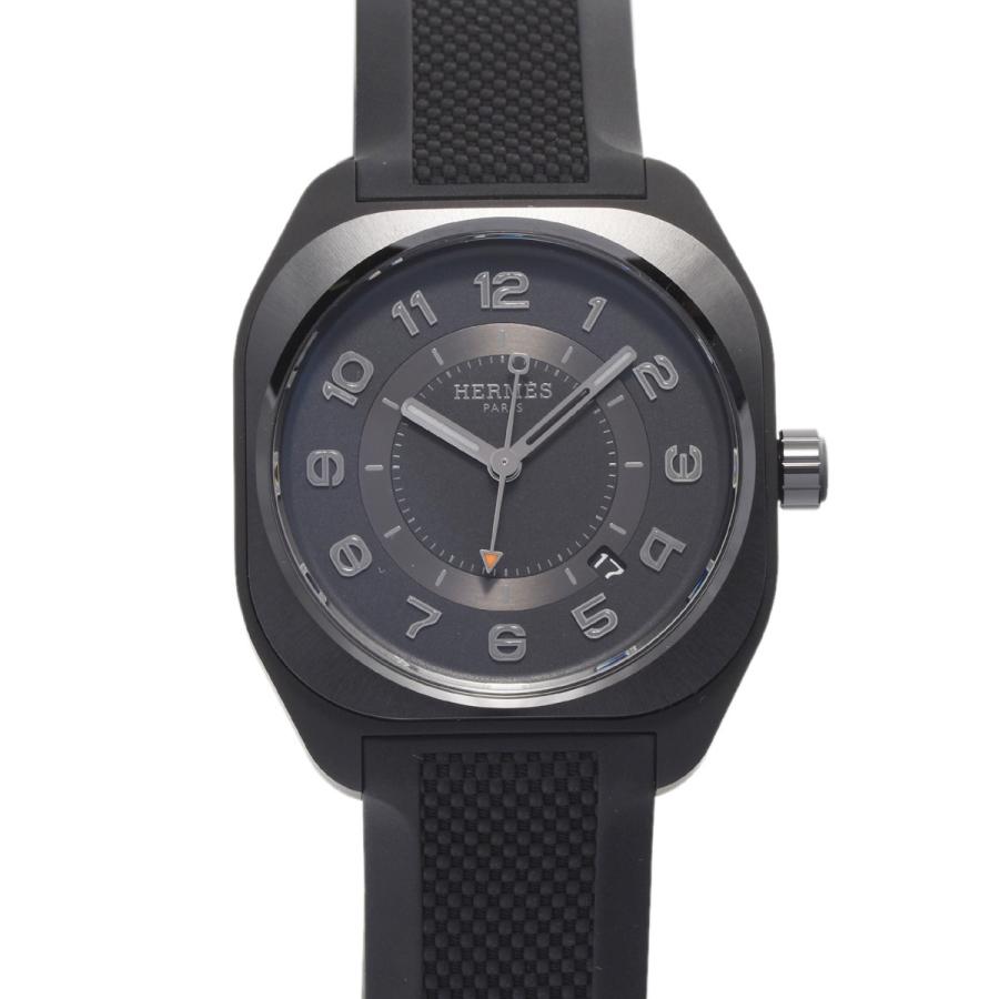 エルメス H08 42MM SP1.742 ブラック メンズ 腕時計 自動巻き 銀蔵  