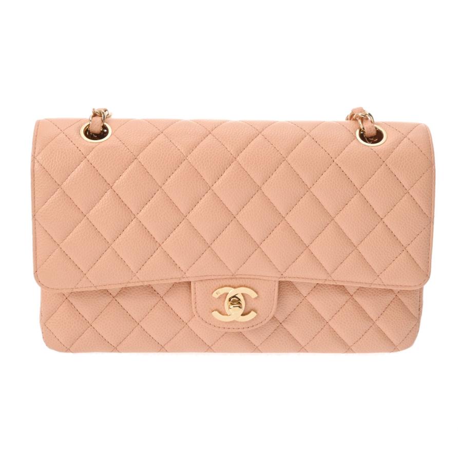 シャネル マトラッセ フリンジ シングルチェーンショルダーバッグ サーモンピンク CHANEL - シャネル マトラッセ フリンジ シングルチェーンショルダー