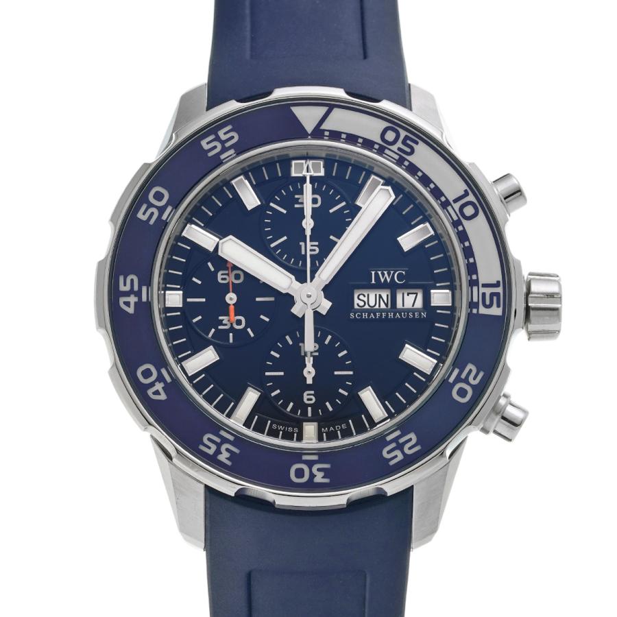 IWC アクアタイマー クロノ IW376711 ブルー メンズ 腕時計 自動巻き 