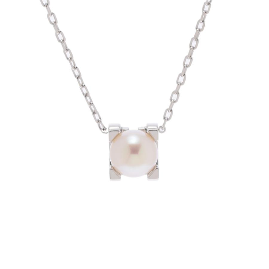 Cartier CARTIER カルティエ Cドゥカルティエ パール レディース K18WG 