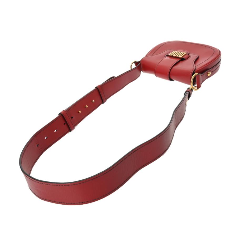 CHRISTIAN DIOR クリスチャンディオール サドルバッグ サドルバッグ ユニセックス レザー ショルダーバッグ Aランク 中古 銀蔵の画像