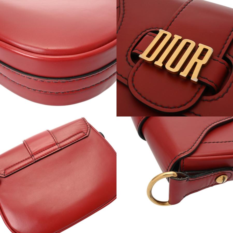 CHRISTIAN DIOR クリスチャンディオール サドルバッグ サドルバッグ ユニセックス レザー ショルダーバッグ Aランク 中古 銀蔵の画像