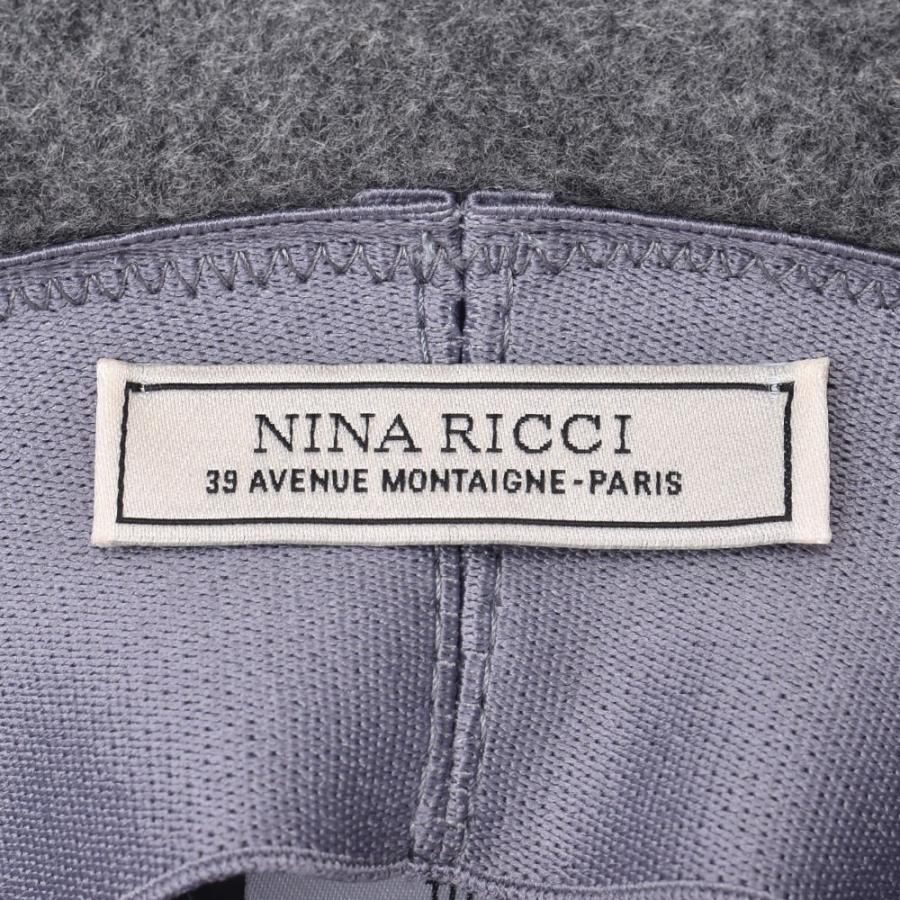 【専用ページ】NINA RICCI ニナリッチ 帽子 ハット グレー NINA RICCI ニナリッチ 帽子 ハット グレー