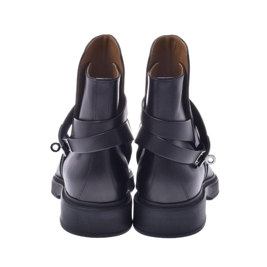 送料無料 HERMES エルメス ヴェオ ショートブーツ サイズ43 黒 メンズ 