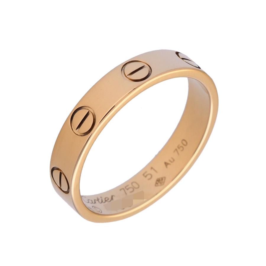 最終値下げ【Cartier】ミニラブリング PG 51 Cartier（カルティエ） 中古 ミニラブリング #51 K18ピンクゴールド PG