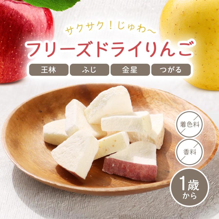 【12袋】ふじ12袋　りんご　乾燥りんご　ドライフルーツ　ドライ りんご リンゴ ドライフルーツ フリーズドライ 赤ちゃん 離乳食