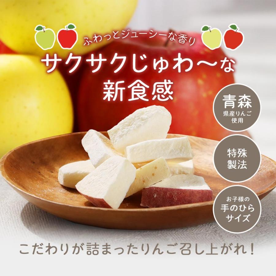 ドライアップル りんご 個包装 20個 (4種×5個) フリーズドライ 林檎