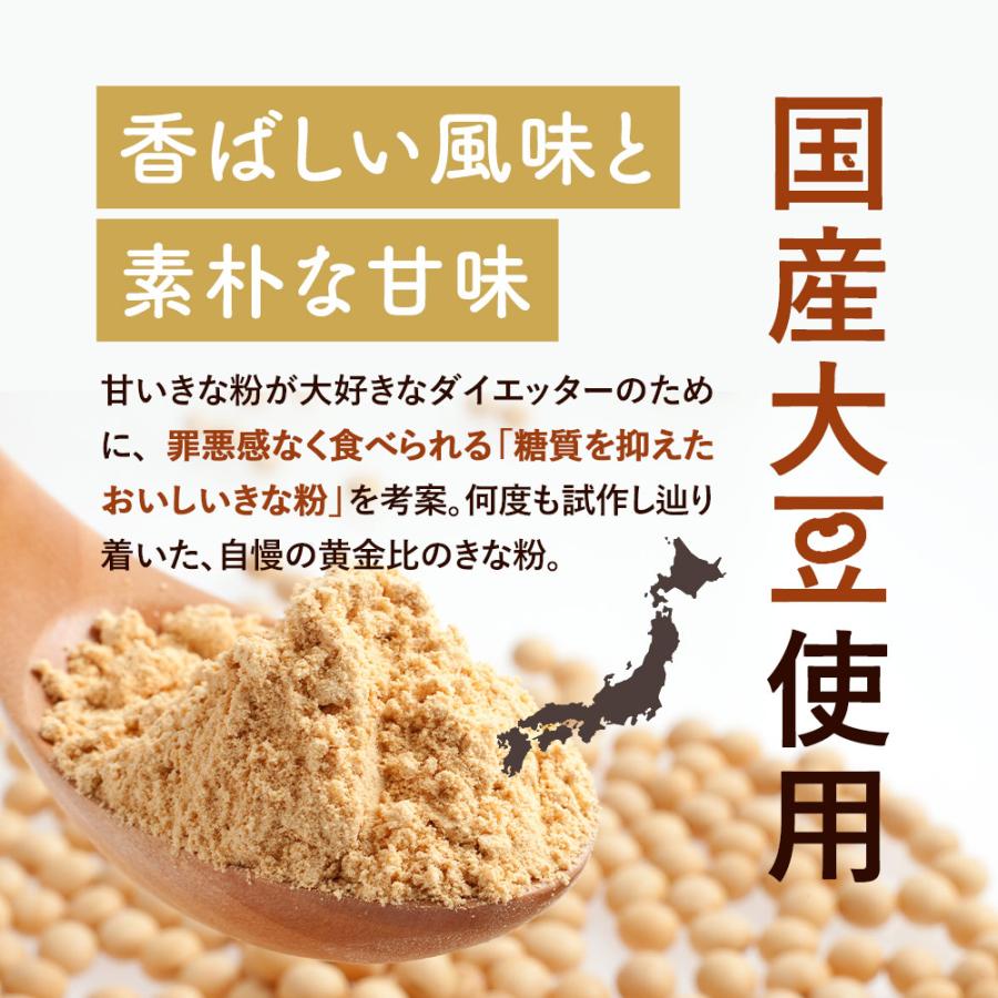 きな粉 低糖質 国産 200g×2袋 糖質87%OFF ダイエット 美容 健康 栄養