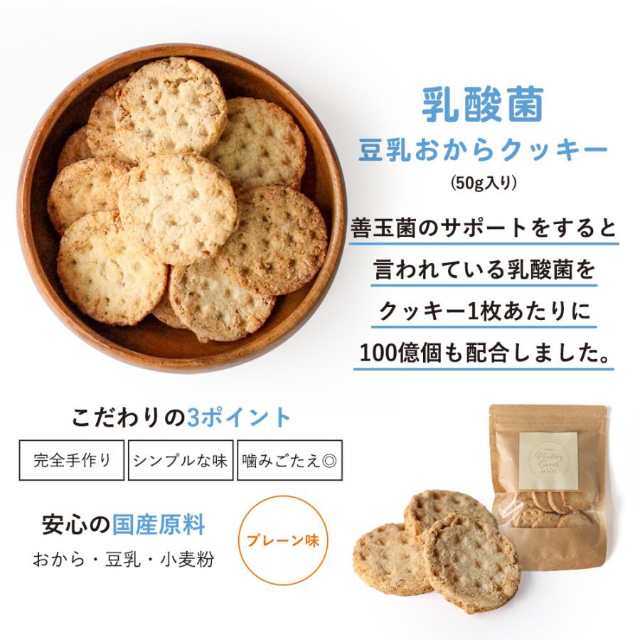 おからクッキー 福袋 ミニサイズ 6種各1袋 豆乳おからクッキー ダイエット お菓子 クッキー おやつ 送料無料 2022 おから福袋｜ginzou｜10