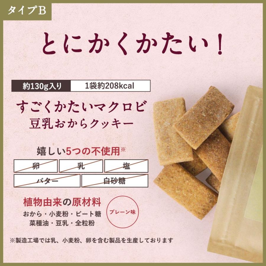 おからクッキー 福袋 ミニサイズ 3袋セット 豆乳おからクッキー ダイエット お菓子 クッキー おやつ 送料無料 福袋｜ginzou｜10