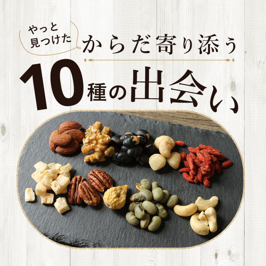 ポイント10倍 ミックスナッツ ドライフルーツ 10種 300g 大豆