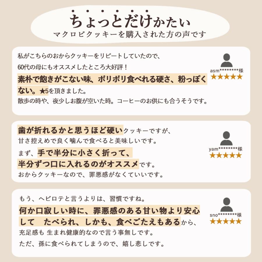 おからクッキー ダイエットおやつ 豆乳おからクッキー 硬い 500g 訳あり すごくかたい ちょっとかたい ポイント5倍 |  | 13