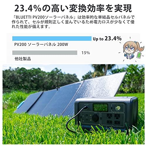 今ダケ送料無料今ダケ送料無料BLUETTI PV200 ソーラーパネル 200W