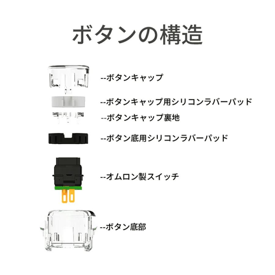 Qanba クァンバ グラビティ Gravity KS アーケード アケコン ボタン