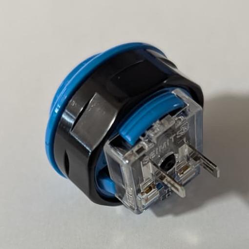 セイミツ工業 SSPS-24N-B Alutimo24（アルティモ24） ネジ式押しボタン