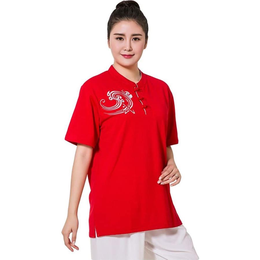 ジ ライク G Like エスニック 太極拳 武術 ｔシャツ トップス 半袖 カンフー服 チャイナ風 中華風 チャイナ服 夏 メンズ チャイナドレス Arrowspeedline Com Vn