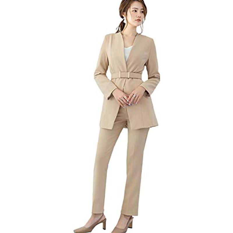 新品登場 パンツ ジャケット スーツ セット 3点 付き ベルト レディース パンツスーツ マリアマーファ フォーマル オ 洗える セットアップ 上下 その他シューズ Blog Runnics Com