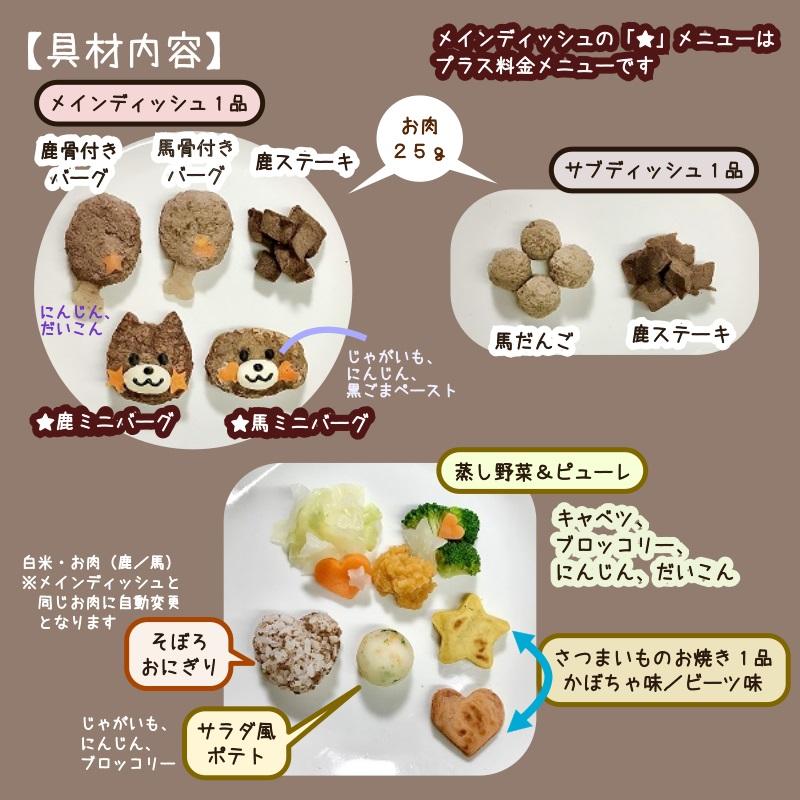 わんこのごちそうミニBOX 無添加（ 犬用 行楽 弁当 小さいサイズ ご飯