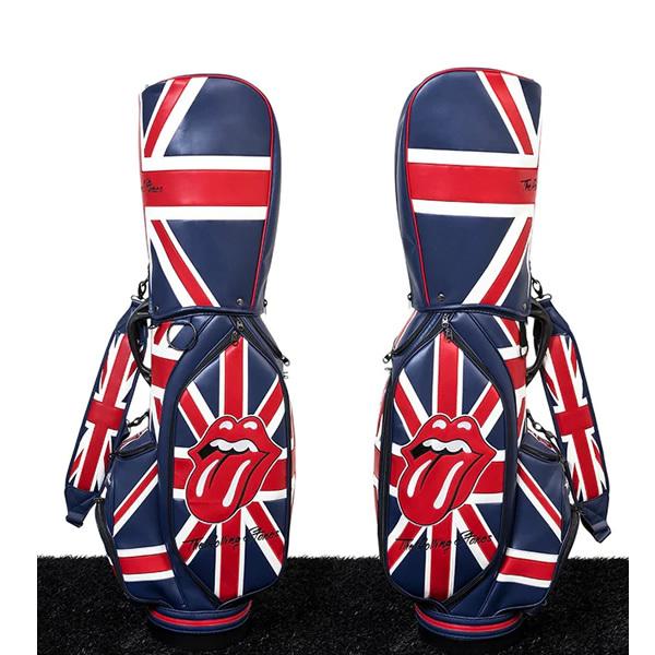 バックスピン ゴルフバッグ ローリングストーンズ The Rolling Stones Union Jack Tour Golf Bag BA02C101｜gion｜03