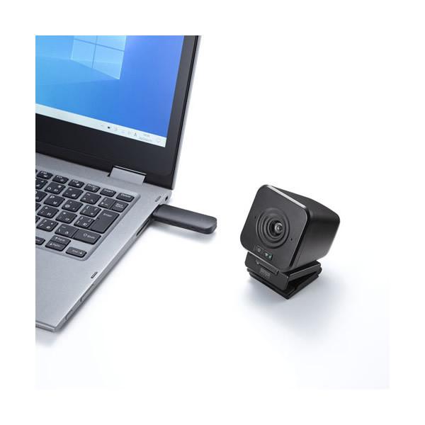 サンワサプライ ワイヤレスWEBカメラ USB-C CMS-V65BK サンワダイレクト本店 サンワサプライ【オフィス・PC周辺通販】