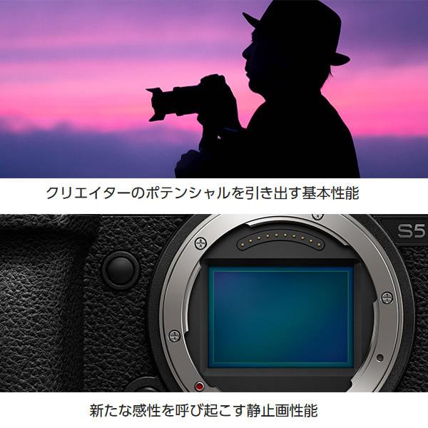 LUMIX パナソニック ミラーレスカメラ DC-S5 ボディ : ぎおん - 通販