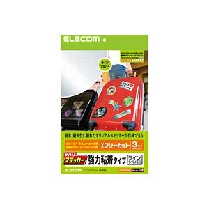 EDT-STSLSV ELECOM　手作りステッカー ラインシルバー｜gion