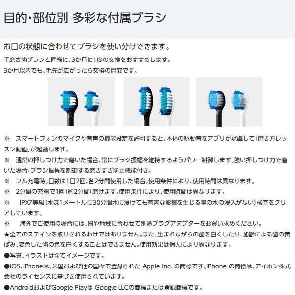 Doltz パナソニック 音波振動ハブラシ 電動歯ブラシ ドルツ 黒