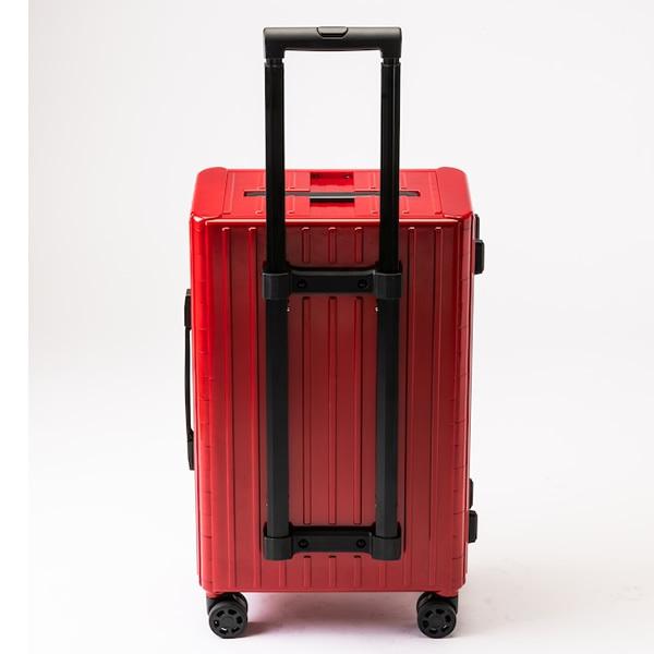 ＆.ＦＬＡＴ 折り畳めるキャリーケース 35L キャリーケース 　赤 &.FLAT（アンドフラット）｜折り畳みキャリーケース