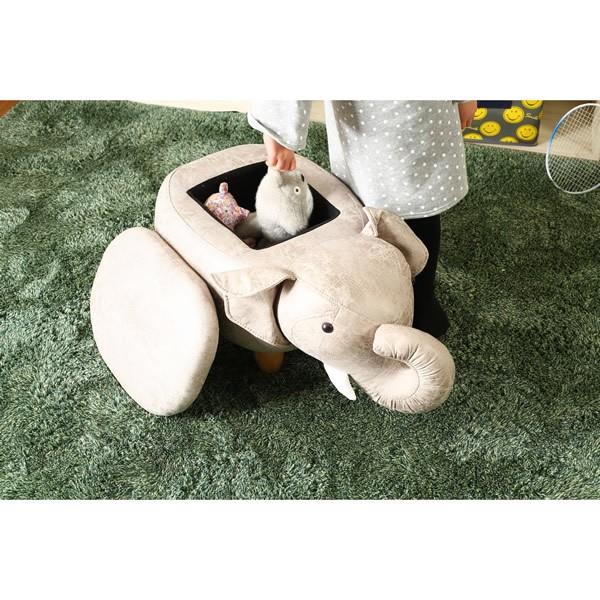 不二貿易（Fuji Boeki） アニマルスツール収納付き ゾウ FUJI-34926 