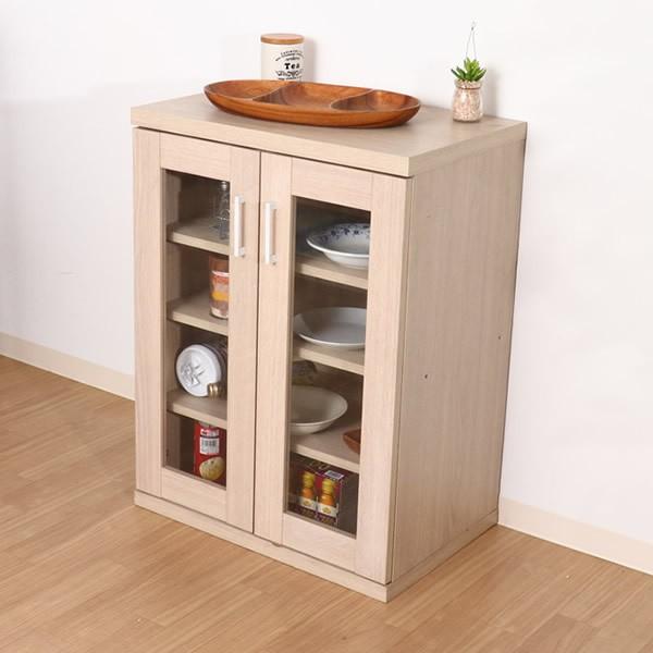 ※ キャビネット ラルゴ 幅60cm オークホワイト 2個 [5059] Amazon｜不二貿易 ラルゴ キャビネット 幅60×奥行41.5×高さ80cm オーク