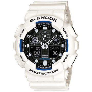 GA-100B-7AJF　カシオ　腕時計 G-SHOCK ホワイト×ブラック BIG CASE | CASIO