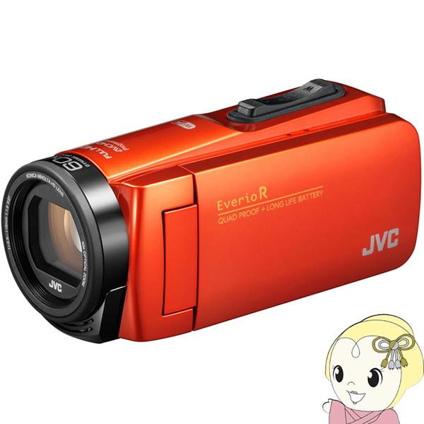 最新発見 JVC ハイビジョンメモリームービー Everio R GZ-RX690-D [オレンジ] ビデオカメラ