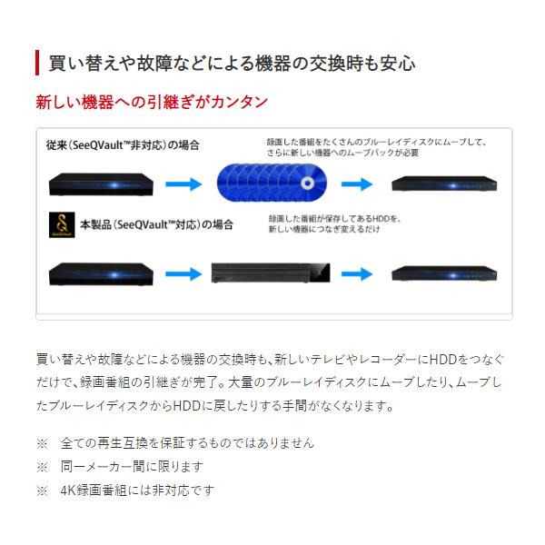 BUFFALO 外付けHDD 6TB バッファロー SeeQVault対応 BUFFALO 外付けHDD 6TB バッファロー SeeQVault対応