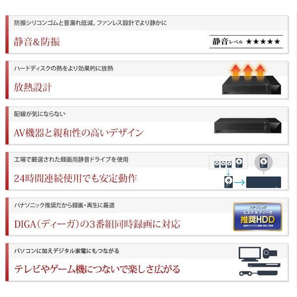 HDV-SAM4.0U3-BKA バッファロー テレビ録画専用設計 USB3.1(Gen1)/USB3 